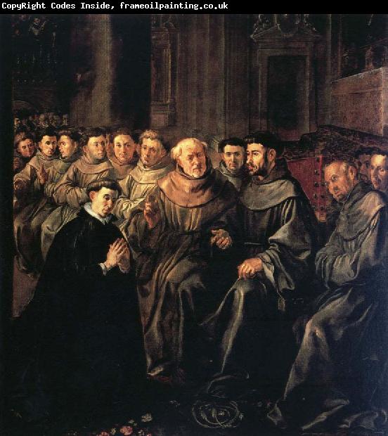 Francisco de herrera the elder St.Bonaventure Enters the Franciscan Order